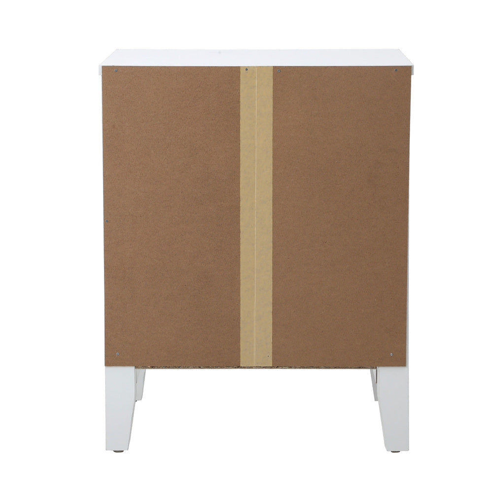 Oikiture 2x Bedside Table Nightstand Vintage-Bedside Tables-PEROZ Accessories
