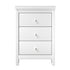 Oikiture Bedside Tables Set of 2 Nightstands White-Bedside Table-PEROZ Accessories