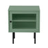 Oikiture Bedside Tables Storage Cabinet Wood Green-BedSide Tabless-PEROZ Accessories