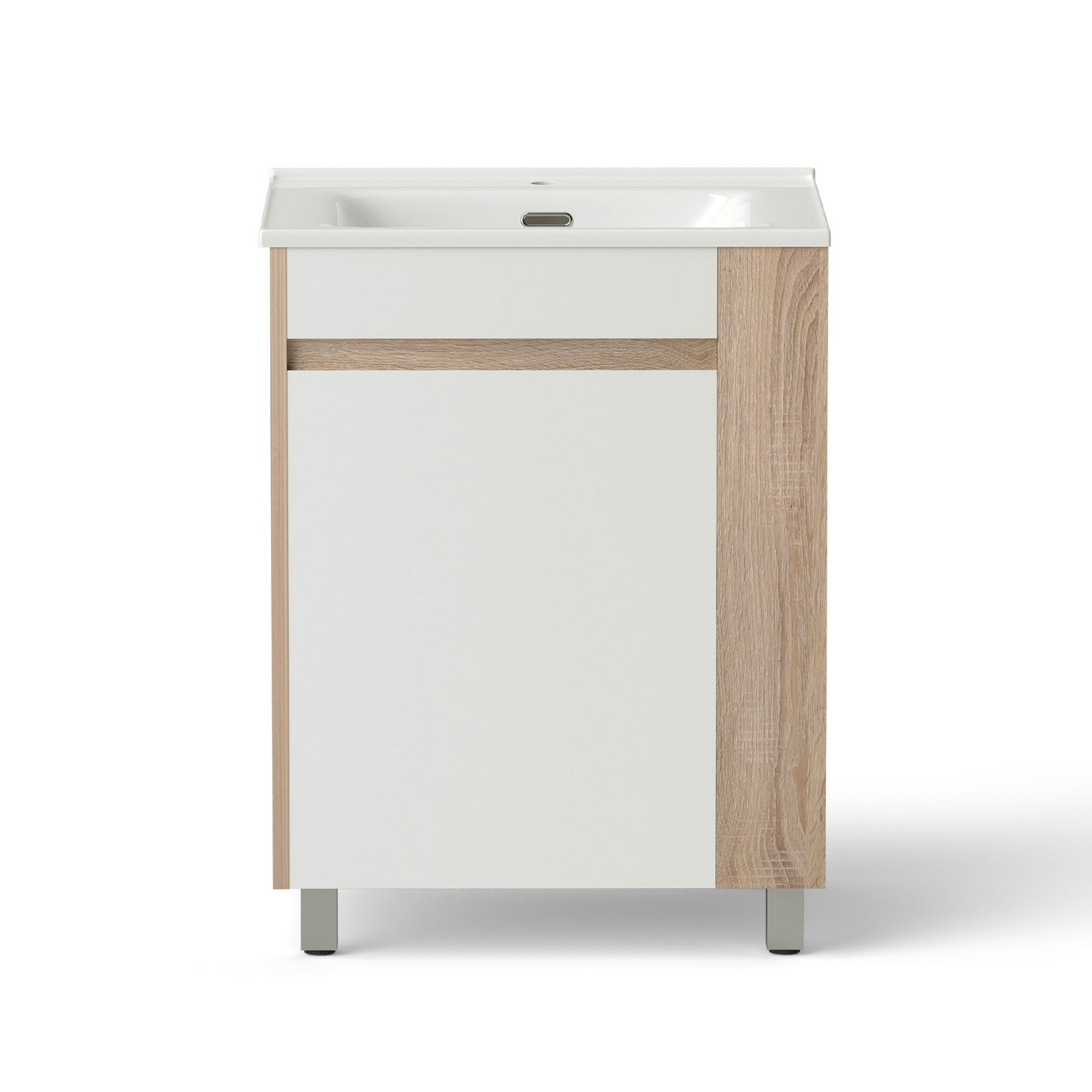 Cefito Vanity Unit 835mm Basin Bathroom Cabinet Side Storage Free Standing Sink-Furniture > Bathroom > Vanity Units-PEROZ Accessories