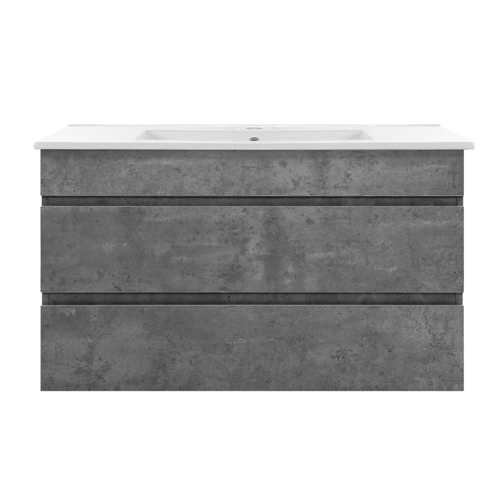Cefito Vanity Unit 915mm with Basin Grey-Furniture > Bathroom > Vanity Units-PEROZ Accessories
