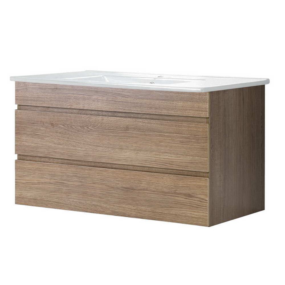 Cefito Vanity Unit 915mm with Basin Oak-Furniture > Bathroom > Vanity Units-PEROZ Accessories