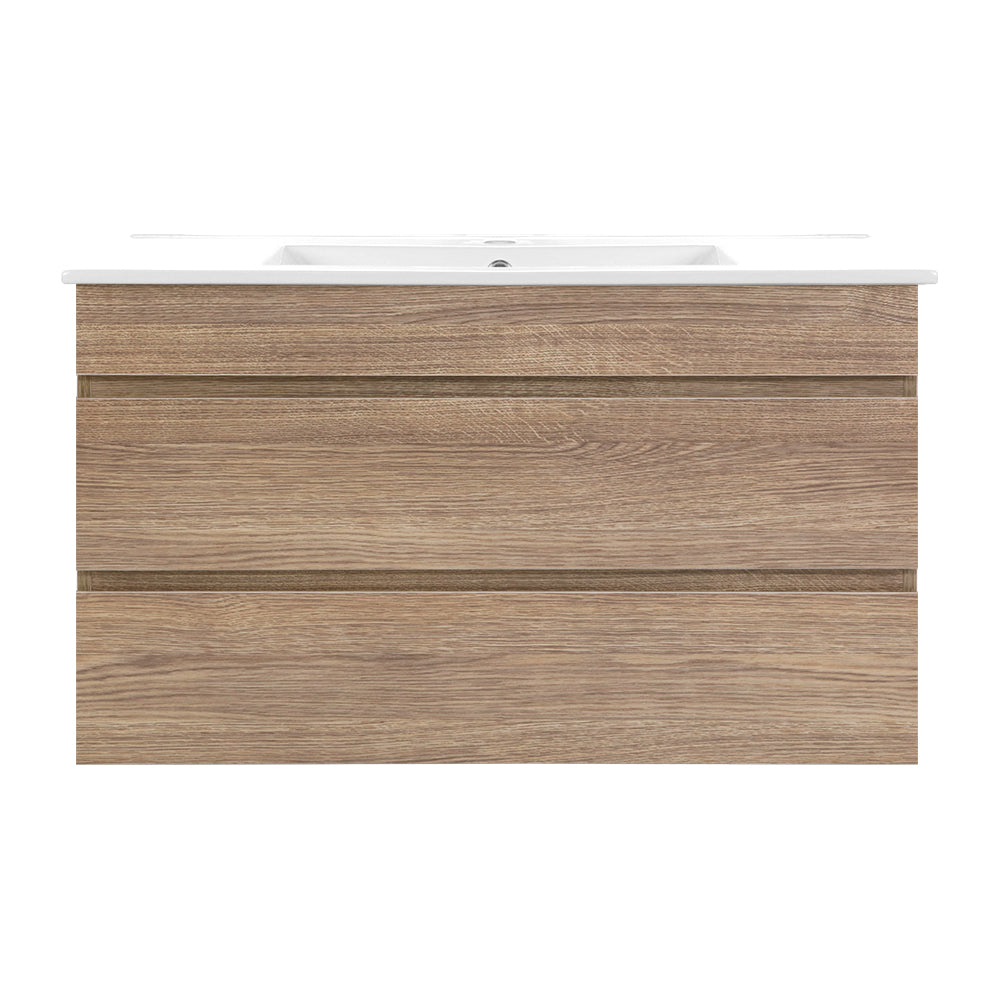 Cefito Vanity Unit 915mm with Basin Oak-Furniture > Bathroom > Vanity Units-PEROZ Accessories