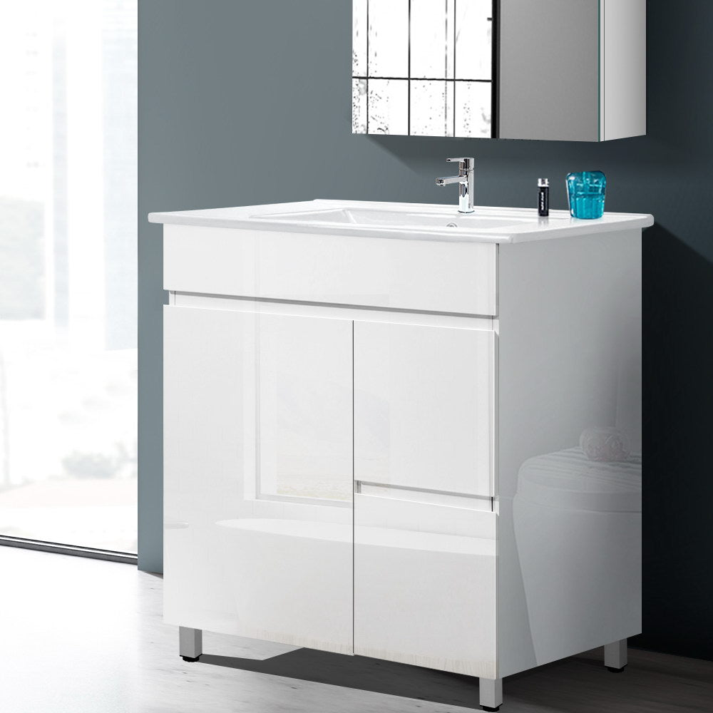Cefito Vanity Unit 765mm Freestanding Basin Cabinet-Furniture > Bathroom > Bathroom Cabinets, Cupboards & Storage-PEROZ Accessories