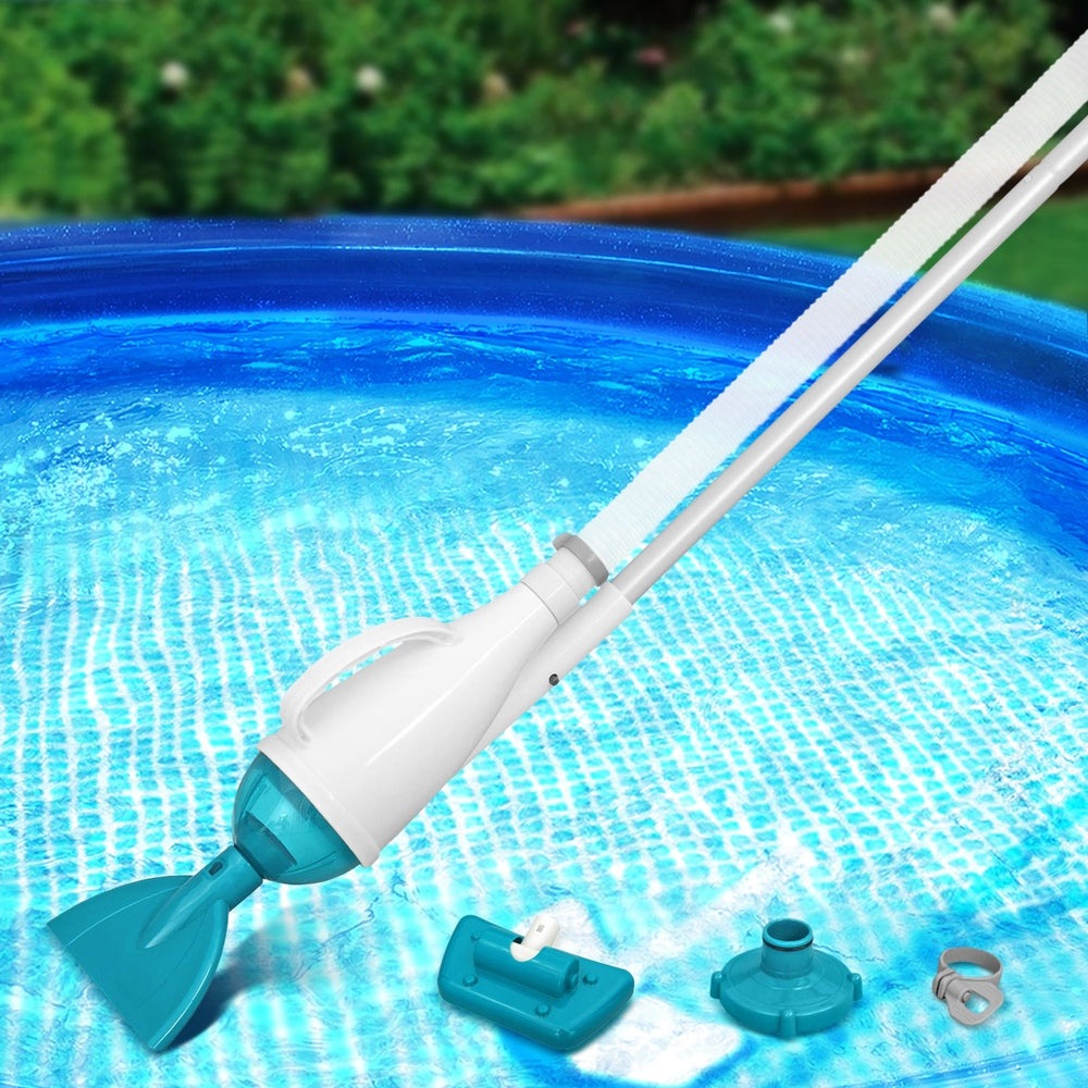 Bestway Pool Cleaner 2 Cleaning Heads Vacuum 6m Hose 1.9m Aluminium Pole-Home & Garden > Pool & Accessories > Pool Covers & Accessories-PEROZ Accessories