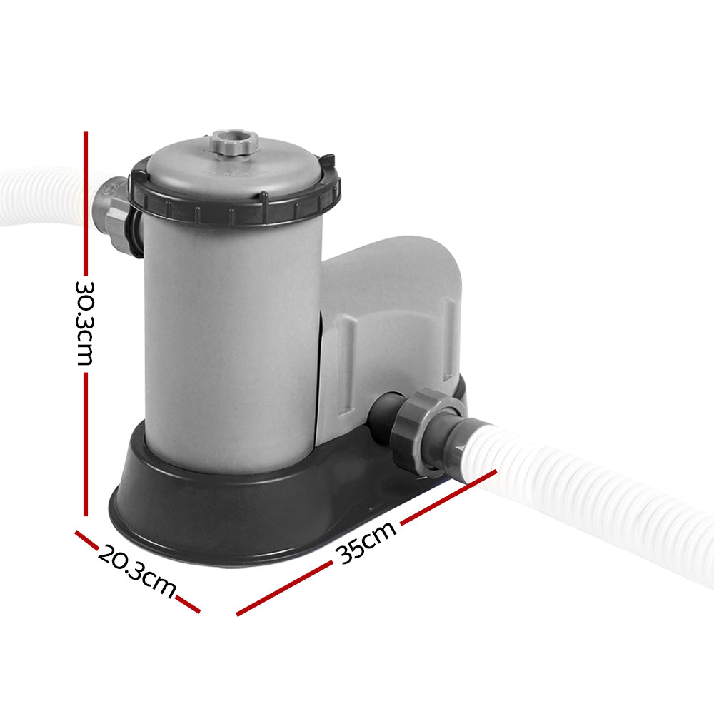 Bestway Pool Pump Cartridge Filter 1500GPH 5678L/H Flowclear™ Filters Cleaner-Tools > Pumps > Pool Pumps-PEROZ Accessories