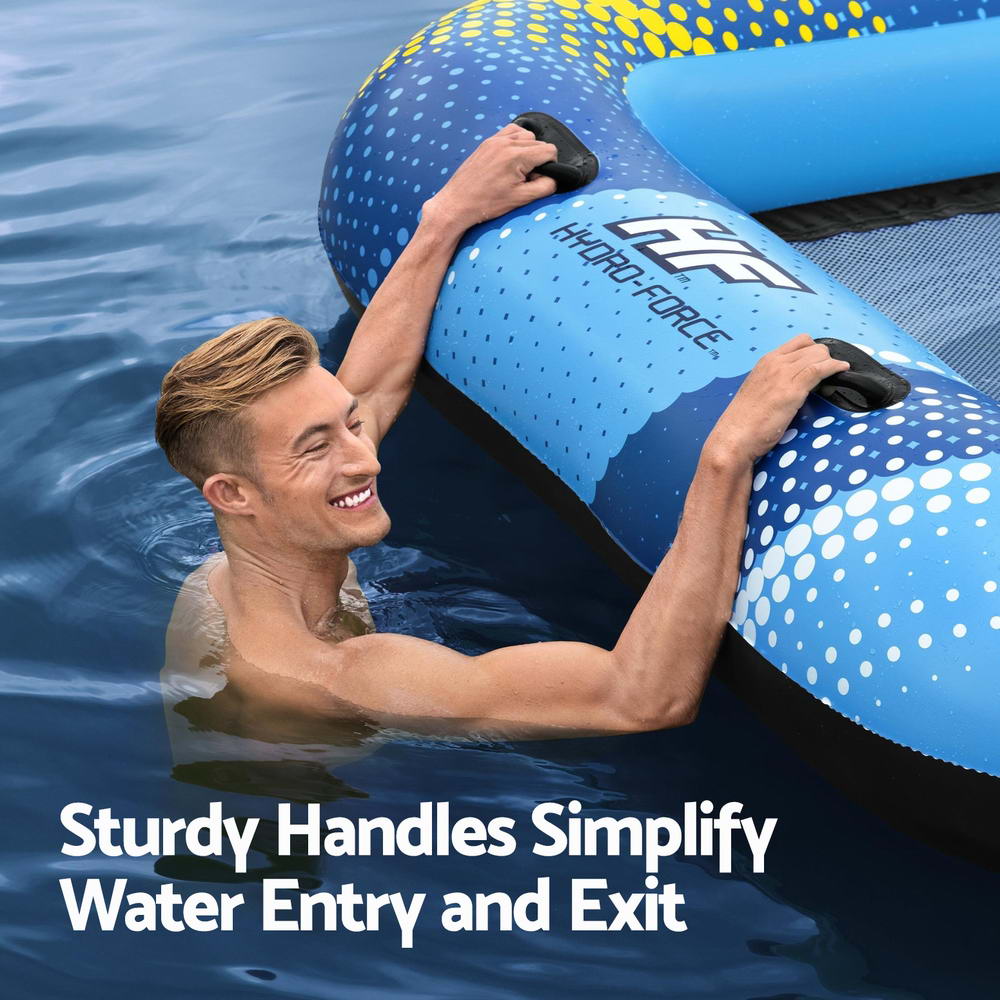 Bestway Inflatable Floating Island Float Lounger Sunshade Pool Bed 3.05Mx1.86M-Home & Garden > Pool & Accessories > Pool Toys & Inflatables-PEROZ Accessories
