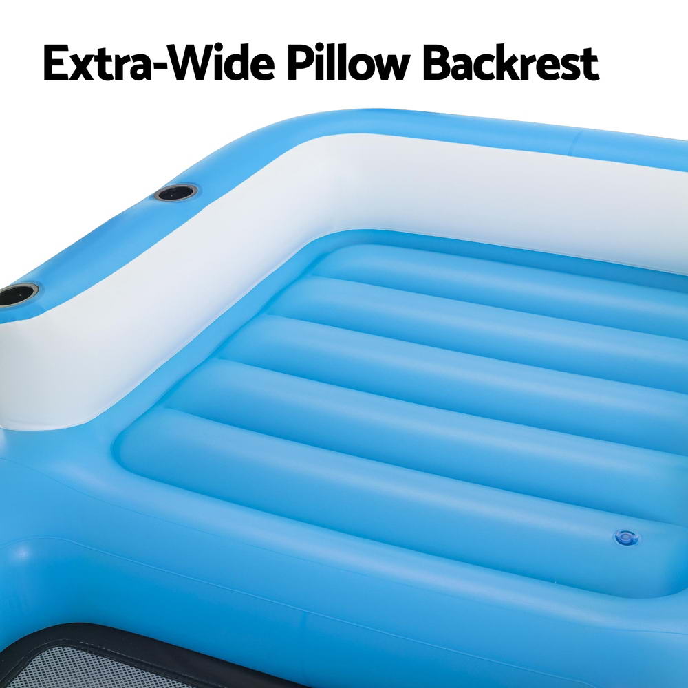 Bestway Inflatable Floating Island Float Lounger Sunshade Pool Bed 3.05Mx1.86M-Home & Garden > Pool & Accessories > Pool Toys & Inflatables-PEROZ Accessories