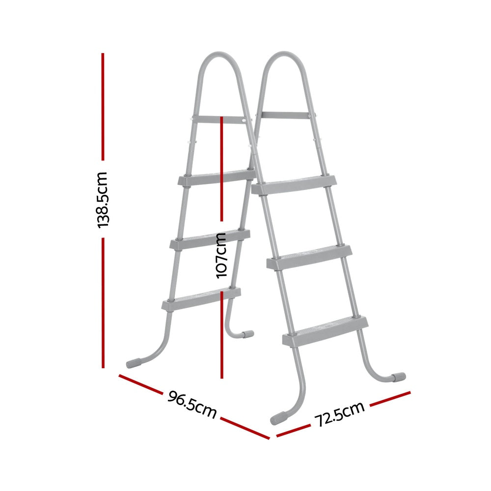 Bestway Above Ground Pool Ladder with Removable Steps-Home & Garden > Pool & Accessories > Swimming Pools-PEROZ Accessories