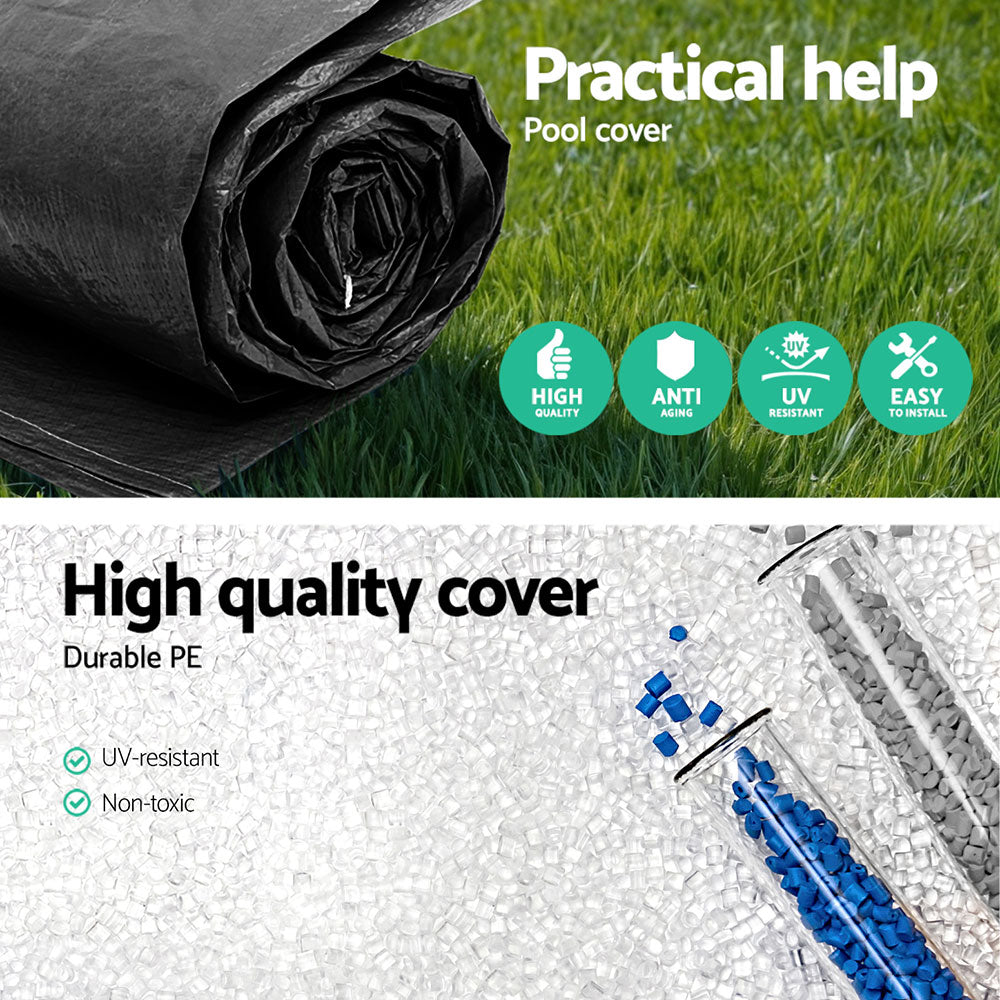 Bestway Pool Cover Fits 2.44m Above Ground Swimming Pool PVC Blanket-Home & Garden > Pool & Accessories > Pool Covers & Accessories-PEROZ Accessories