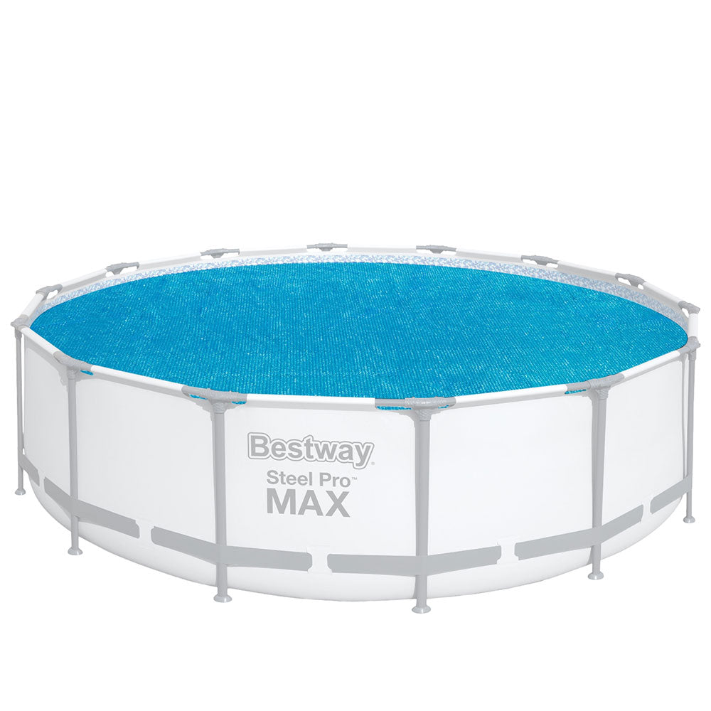 Bestway Pool Cover Solar Fits 4.17m Round Above Ground Swimming Pool Blanket-Home & Garden > Pool & Accessories > Pool Covers & Accessories-PEROZ Accessories