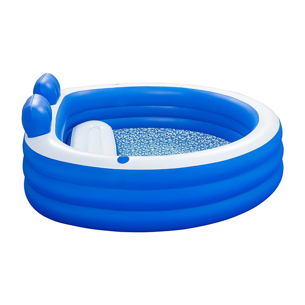 Bestway Kids Inflatable Pool Above Ground Pools Bench Seat Cup Holder 231x219cm-Home & Garden > Pool & Accessories > Swimming Pools-PEROZ Accessories
