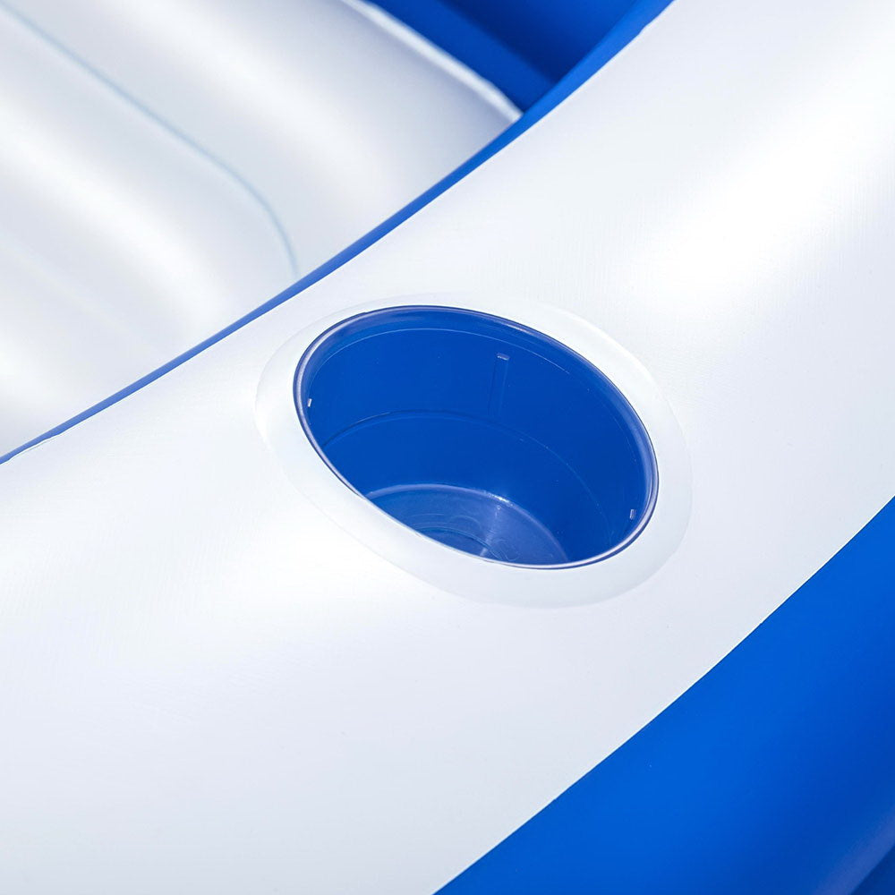 Bestway Kids Inflatable Pool Above Ground Pools Bench Seat Cup Holder 231x219cm-Home & Garden > Pool & Accessories > Swimming Pools-PEROZ Accessories