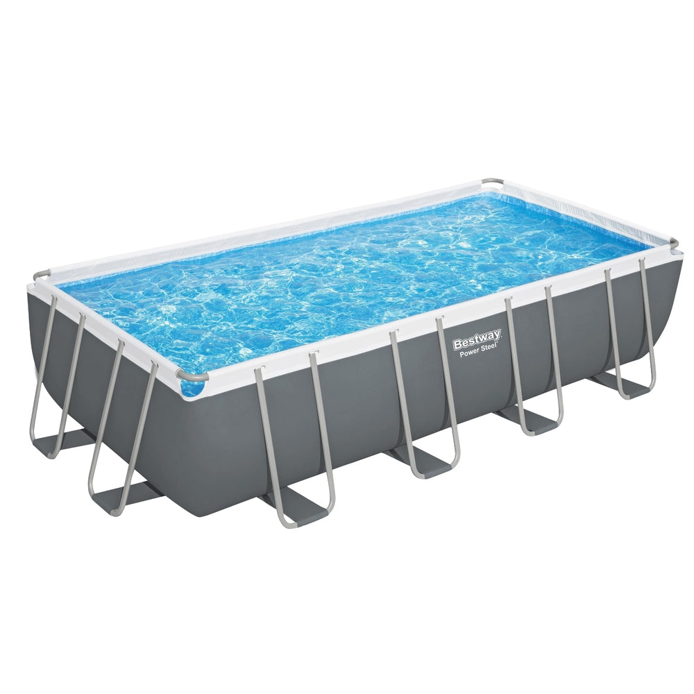 Bestway Swimming Pool 549x274x122cm Steel Frame Above Ground Pools Filter Pump Ladder 14812L-Home & Garden > Pool & Accessories > Swimming Pools-PEROZ Accessories