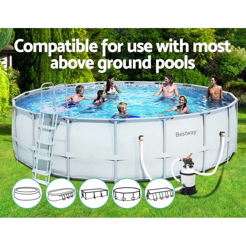 Bestway Pool Pump Sand Filter 800GPH 3028L/H Pools Flowclear Filters-Home & Garden > Pool & Accessories > Swimming Pools-PEROZ Accessories