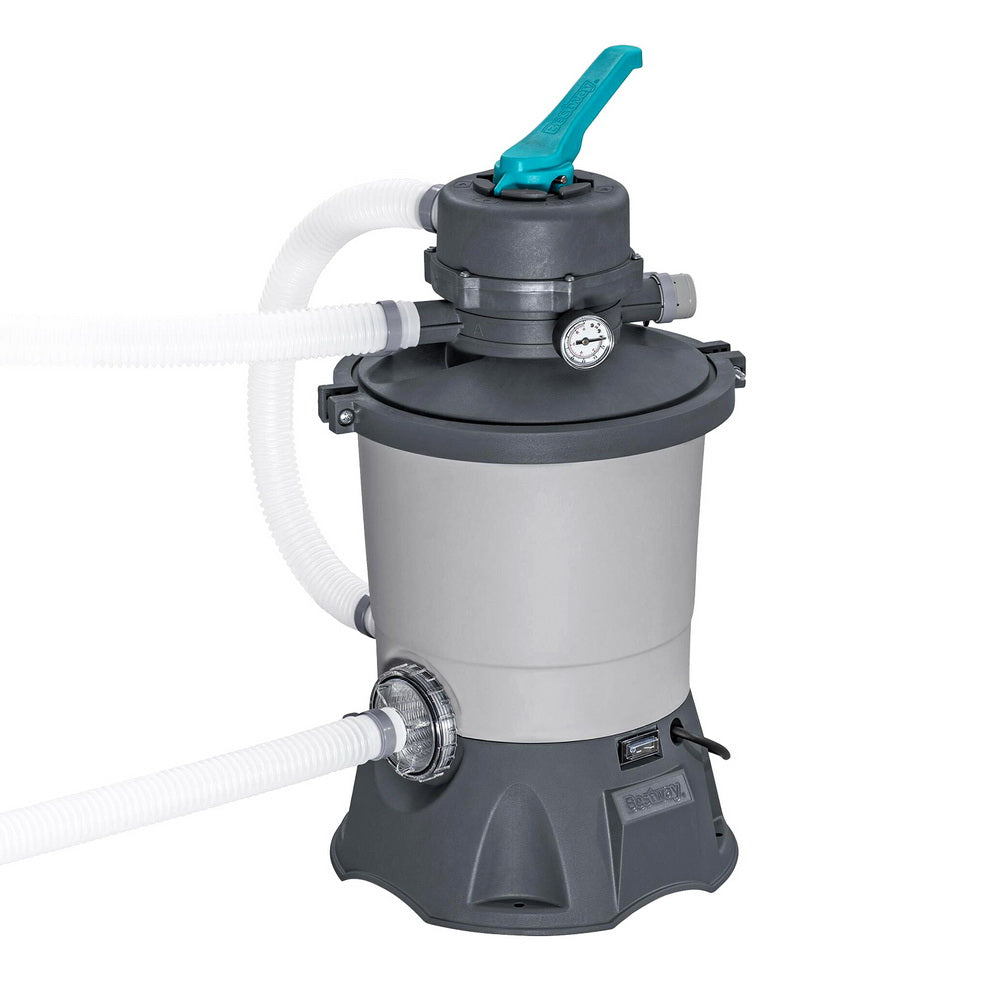 Bestway Pool Pump Sand Filter 800GPH 3028L/H Pools Flowclear Filters-Home & Garden > Pool & Accessories > Swimming Pools-PEROZ Accessories