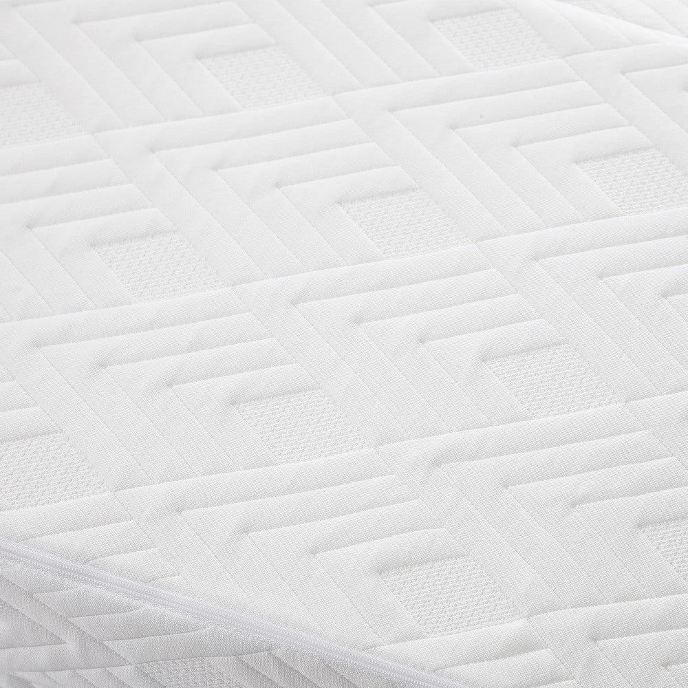 Bedra Folding Mattress 3-Fold Foldable Foam White-Folding Mattress Cushion-PEROZ Accessories