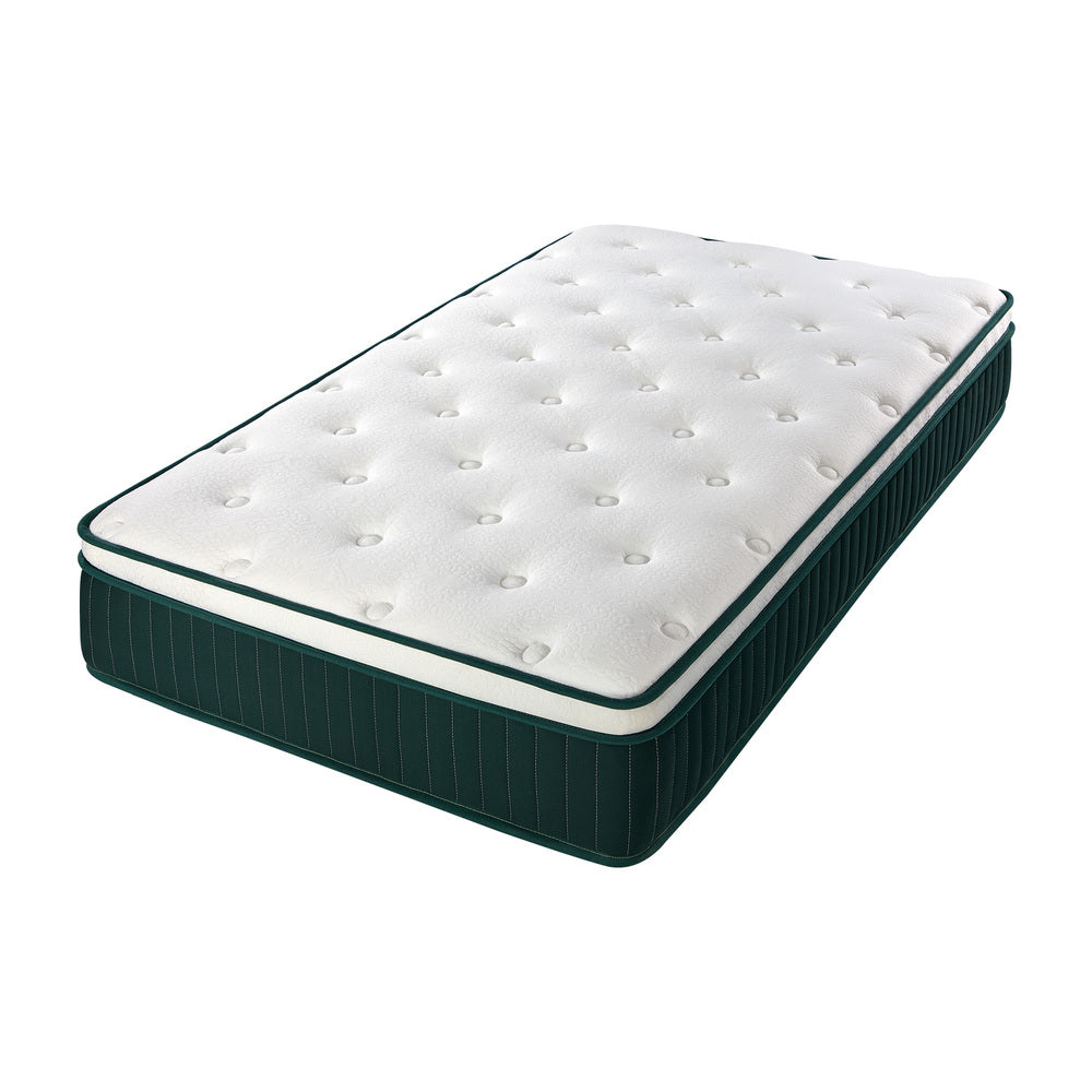 Bedra King Single Mattress Pocket Spring Cool Gel Foam Medium Firm-Mattress-PEROZ Accessories