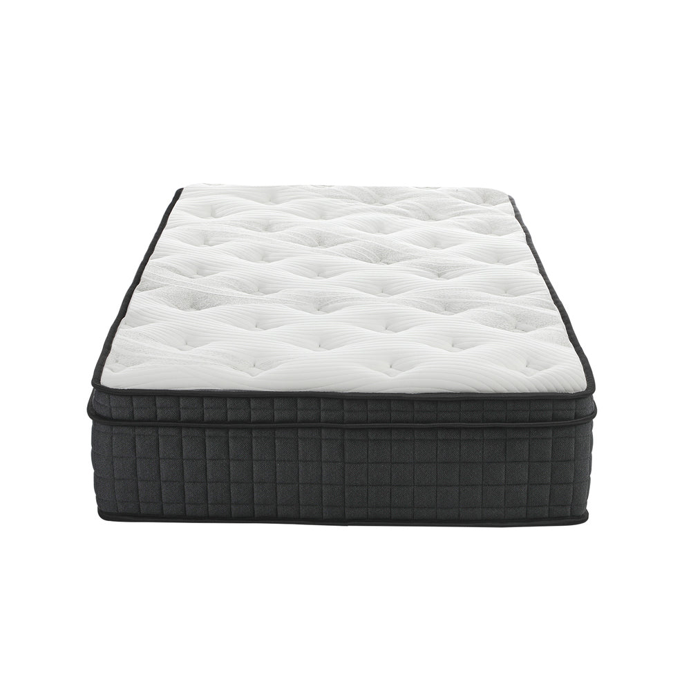 Bedra Single Mattress Cool Gel Foam Pocket Spring 34CM with Pillow-Mattress-PEROZ Accessories