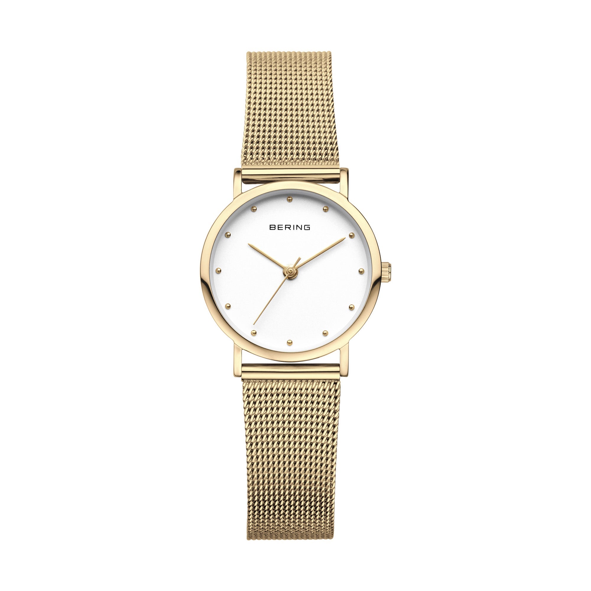 Bering Classic 26mm Gold Milanese Strap Watch-PEROZ Accessories