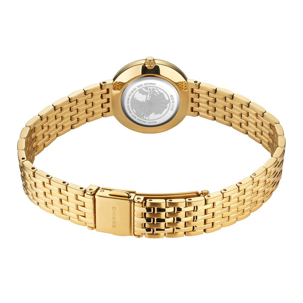 Bering Classic 26mm Polished Gold Strap Watch-PEROZ Accessories