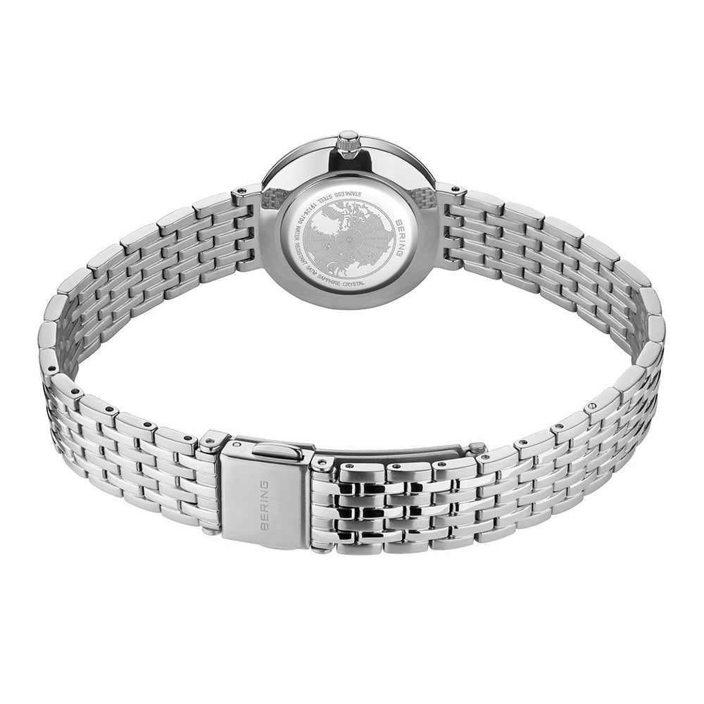 Bering Classic 26mm Polished Silver Strap Watch-PEROZ Accessories