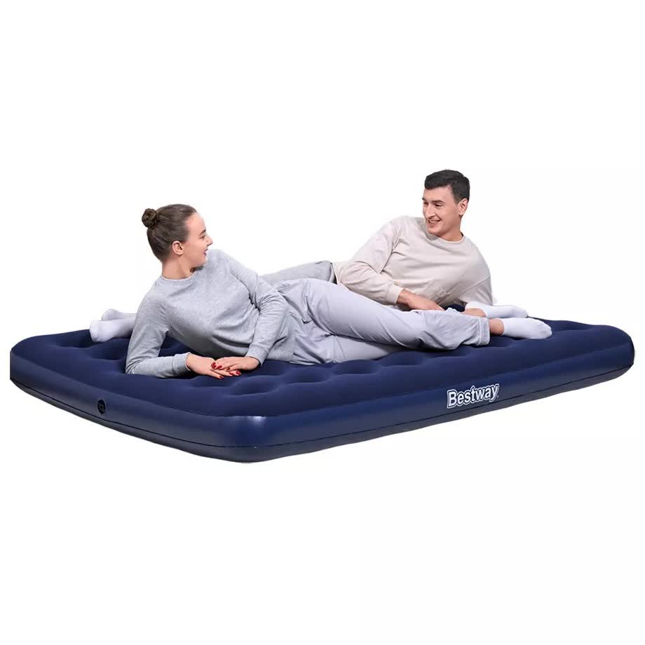 Bestway 2.03m x 1.52m x 22cm Air Mattress Queen Inflatable Air Bed Indoor/Outdoor Heavy Duty Durable Camping-Outdoor Recreation > Camping > Inflatable Mattresses-PEROZ Accessories