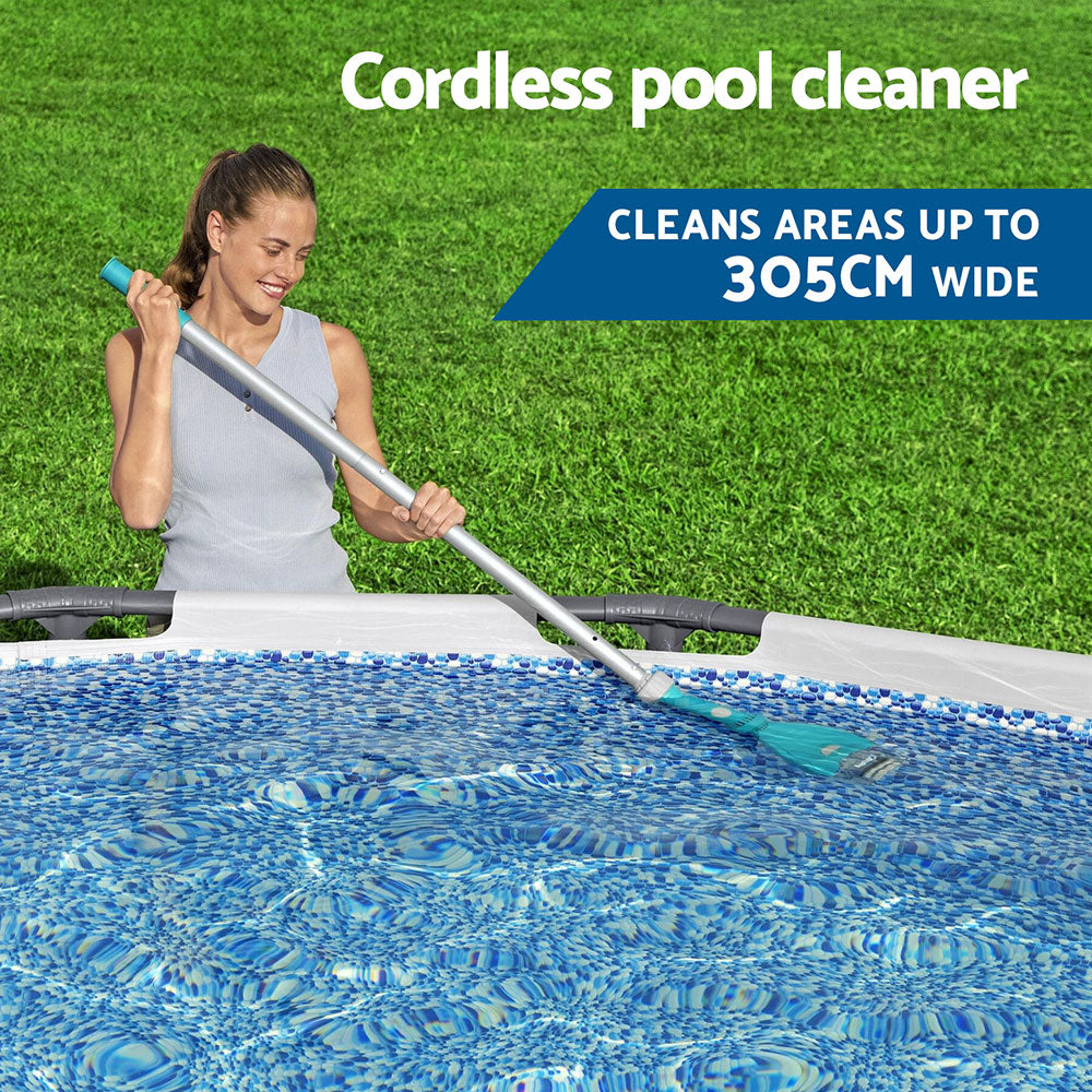 Bestway Pool Cleaner Vacuum Cordless Swimming Pools Cleaning Kit-Home & Garden > Pool & Accessories > Pool Sweeps & Vacuums-PEROZ Accessories