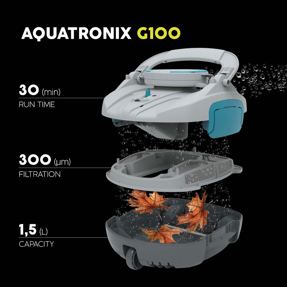 Bestway Robotic Pool Cleaner Cordless Automatic Robot Clean Swimming Pools Floor-Home & Garden > Pool & Accessories > Pool Sweeps & Vacuums-PEROZ Accessories