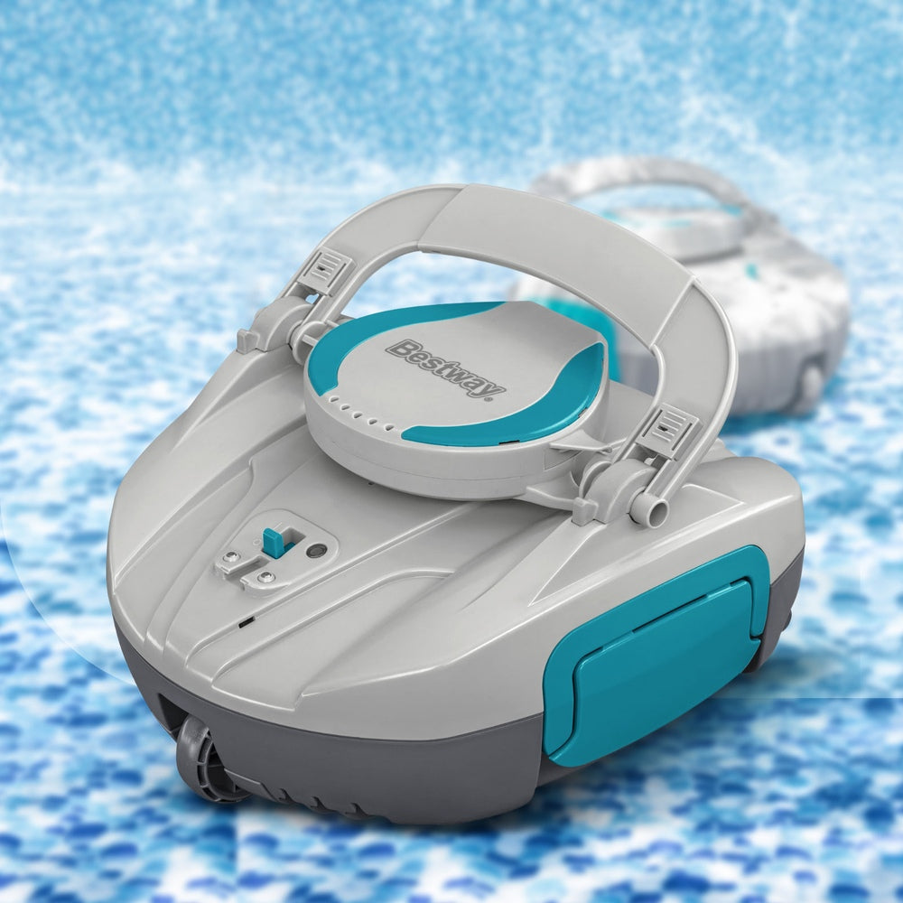 Bestway Robotic Pool Cleaner Cordless Automatic Robot Clean Swimming Pools Floor-Home & Garden > Pool & Accessories > Pool Sweeps & Vacuums-PEROZ Accessories