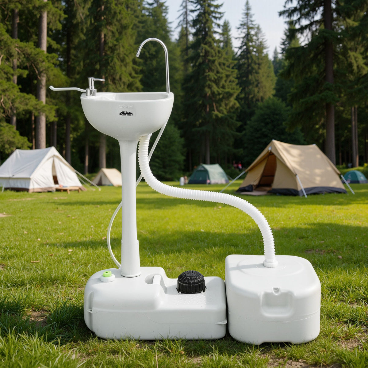 Weisshorn Camping Basin Portable Hand Wash Sink Stand 43L Capacity-Portable Camping Washes-PEROZ Accessories