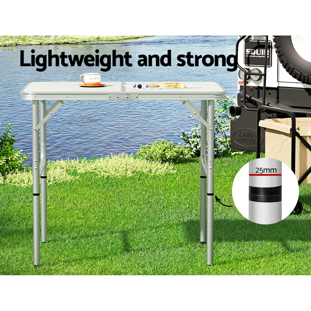 Weisshorn Folding Camping Table 90CM Adjustable Portable Outdoor Picnic Desk-Camping Tables-PEROZ Accessories