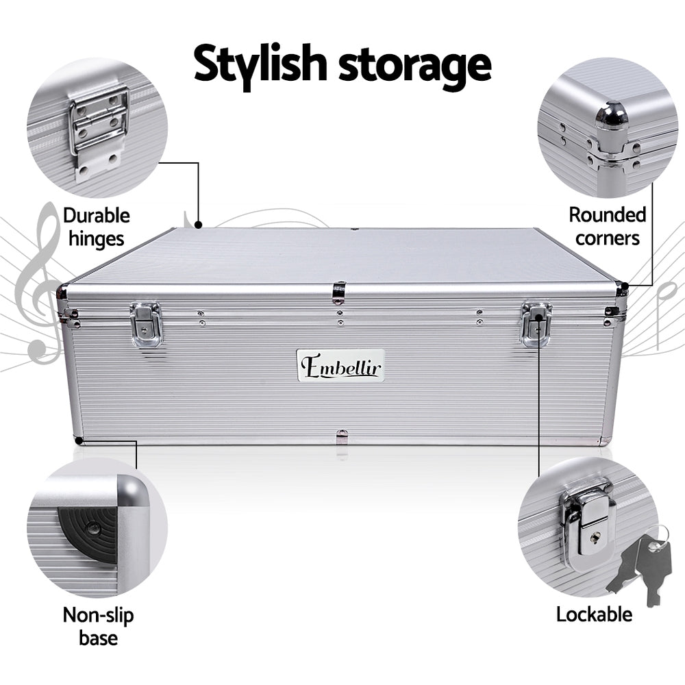 Embellir CD Case DVD Cases Storage Box 1000 Discs Aluminium Case DVD Folders-Gift & Novelty > DVDs, CDs and Blurays > Sci-Fi DVDs & Blu-rays-PEROZ Accessories