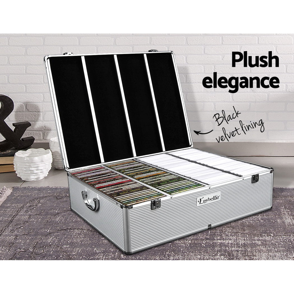 Embellir CD Case DVD Cases Storage Box 1000 Discs Aluminium Case DVD Folders-Gift & Novelty > DVDs, CDs and Blurays > Sci-Fi DVDs & Blu-rays-PEROZ Accessories
