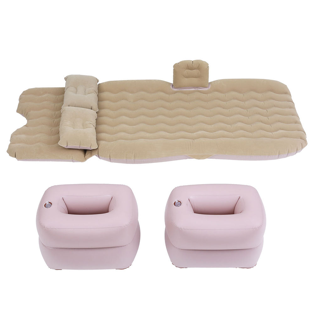 Weisshorn Car Mattress 176x80 Inflatable SUV Back Seat Camping Bed Beige-Mattress-PEROZ Accessories