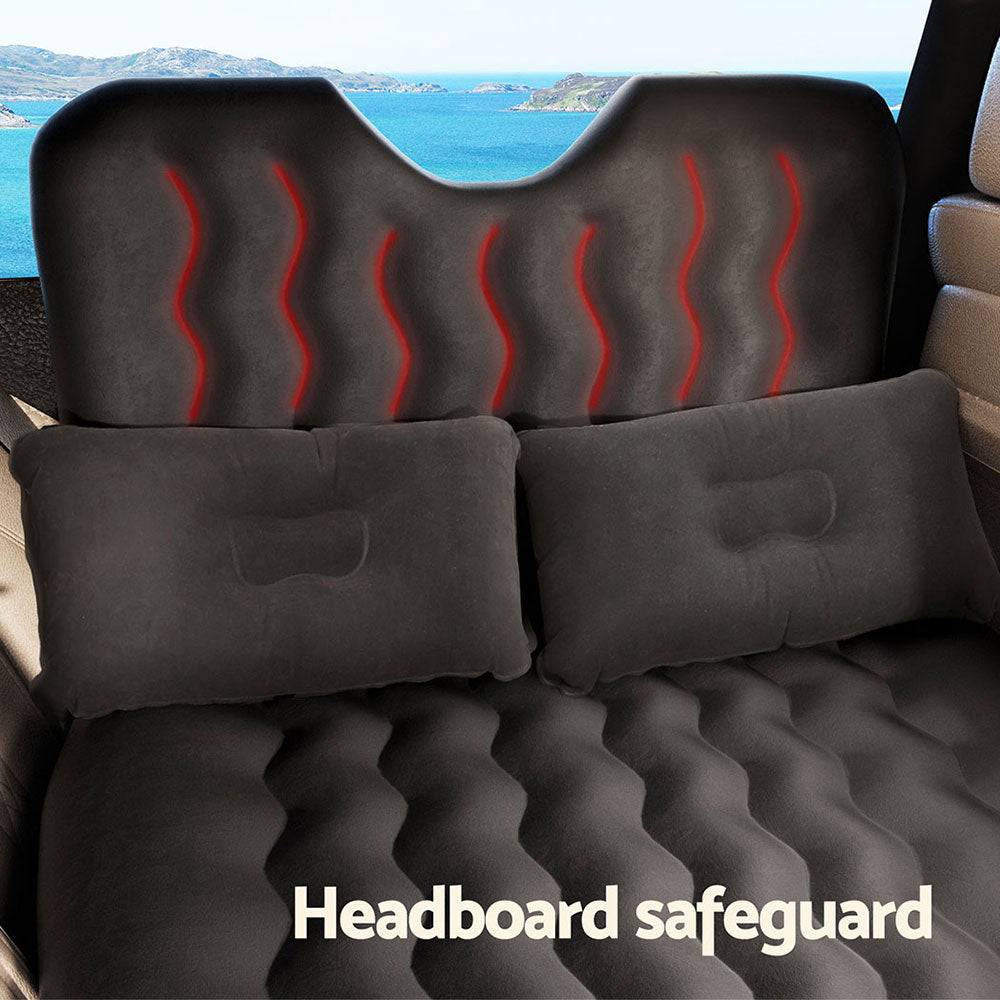 Weisshorn Car Mattress 176x80 Inflatable SUV Back Seat Camping Bed Charcoal-Mattress-PEROZ Accessories