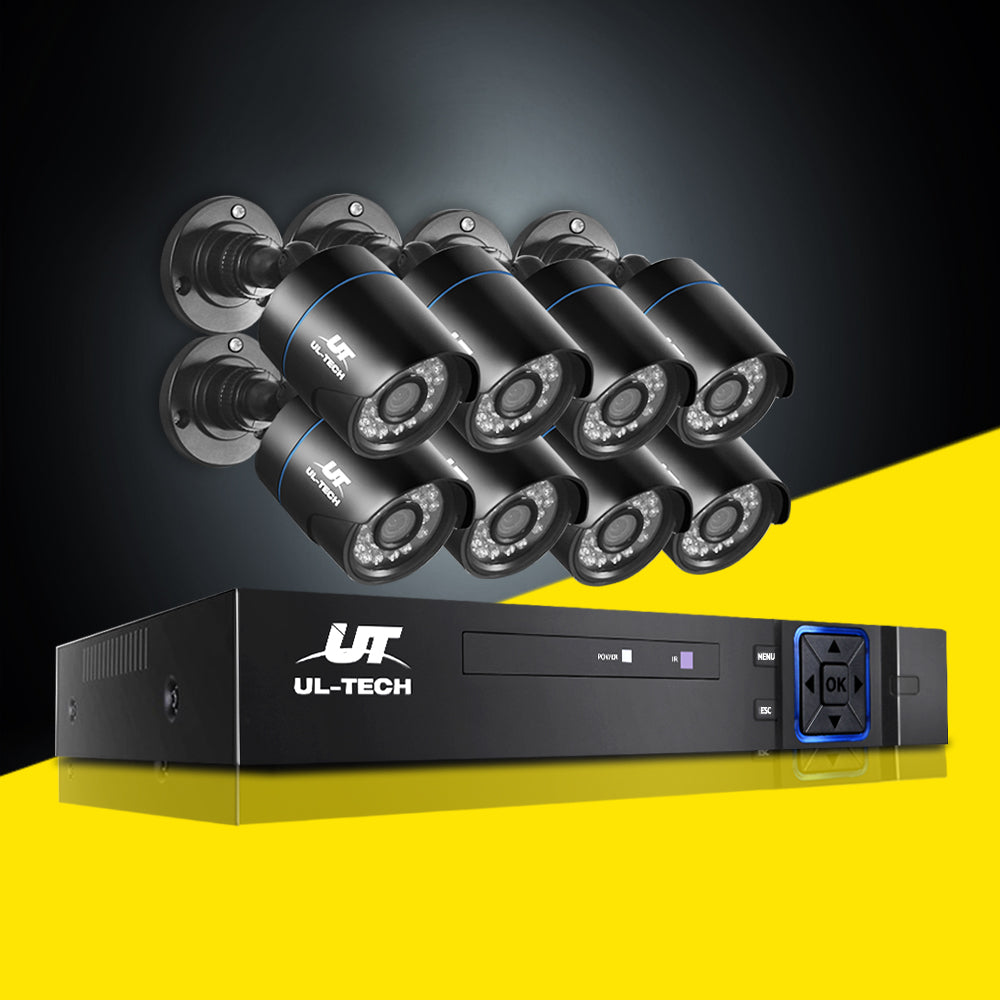UL Tech 1080P 8 Channel HDMI CCTV Security Camera-CCTV-PEROZ Accessories