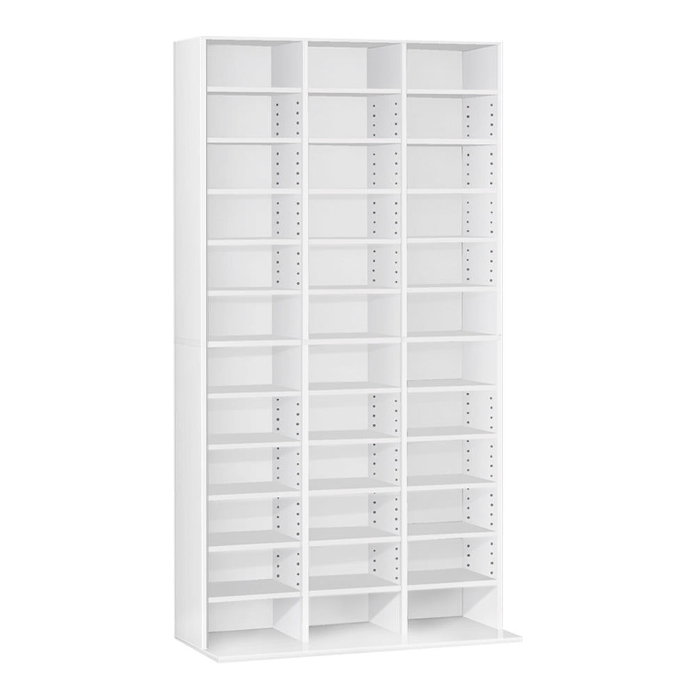 Artiss Bookshelf CD Storage Rack - BERT White-Home & Garden > Storage-PEROZ Accessories