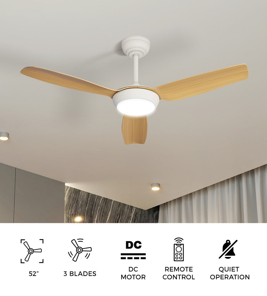 Vevare 52" Ceiling Fan with Light DC Remote Control 5 Speed Wood-Ceiling Fan-PEROZ Accessories