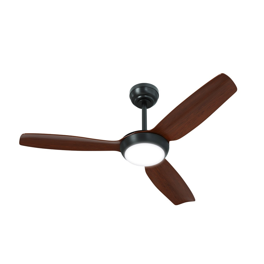 Vevare 52" Ceiling Fan with Light DC Remote Control 5 Speed Walnut-Ceiling Fan-PEROZ Accessories