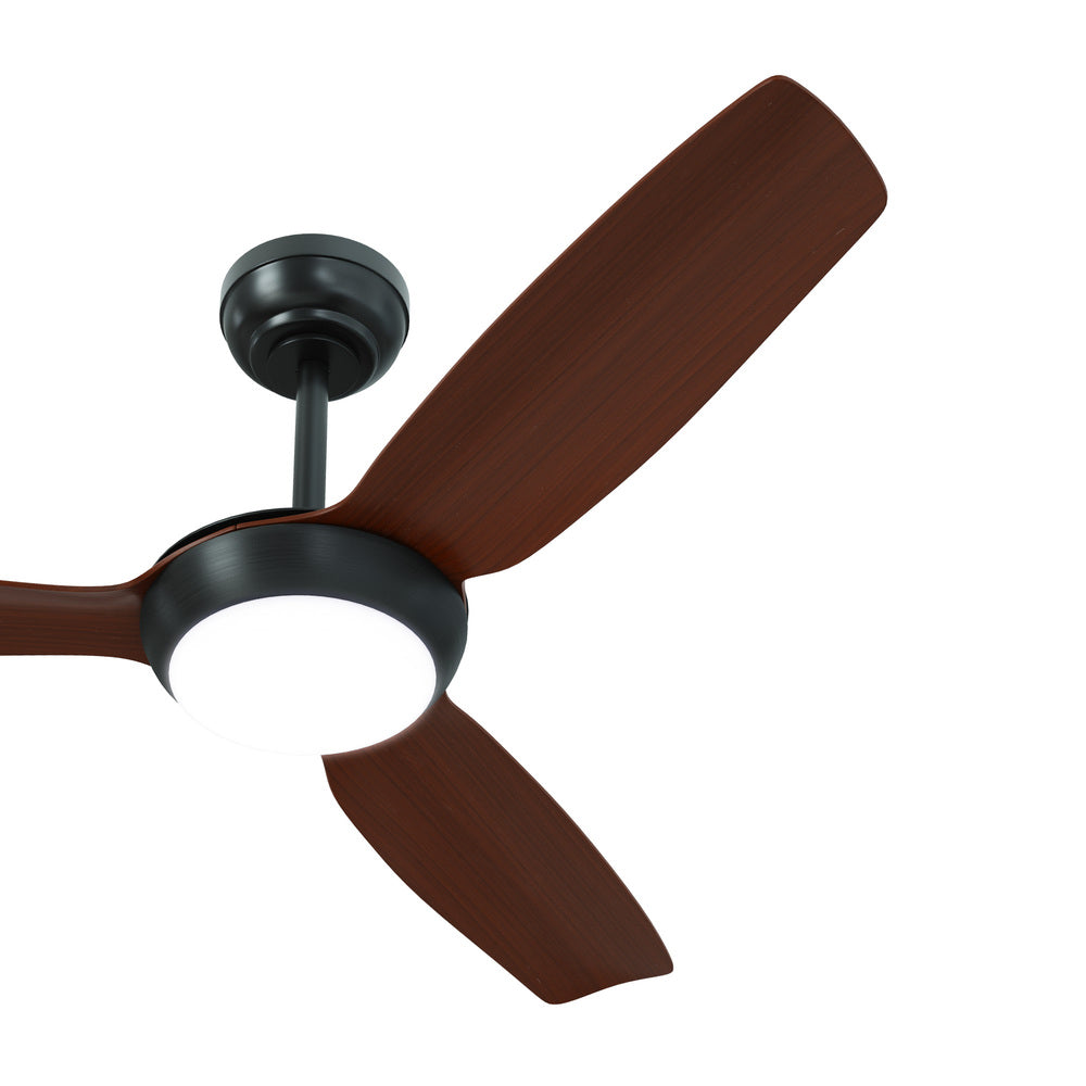 Vevare 52" Ceiling Fan with Light DC Remote Control 5 Speed Walnut-Ceiling Fan-PEROZ Accessories