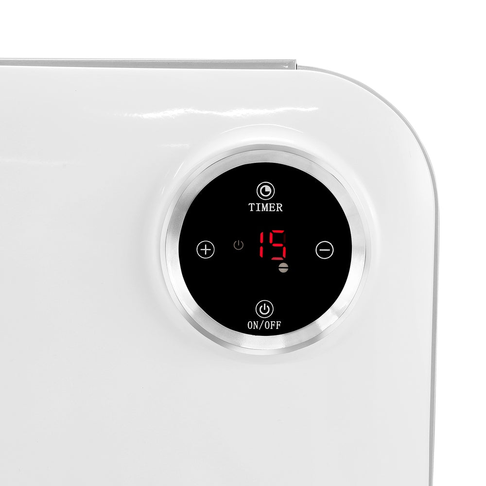 Devanti Electric Convection Heater Panel White 2000W-Appliances > Heaters-PEROZ Accessories