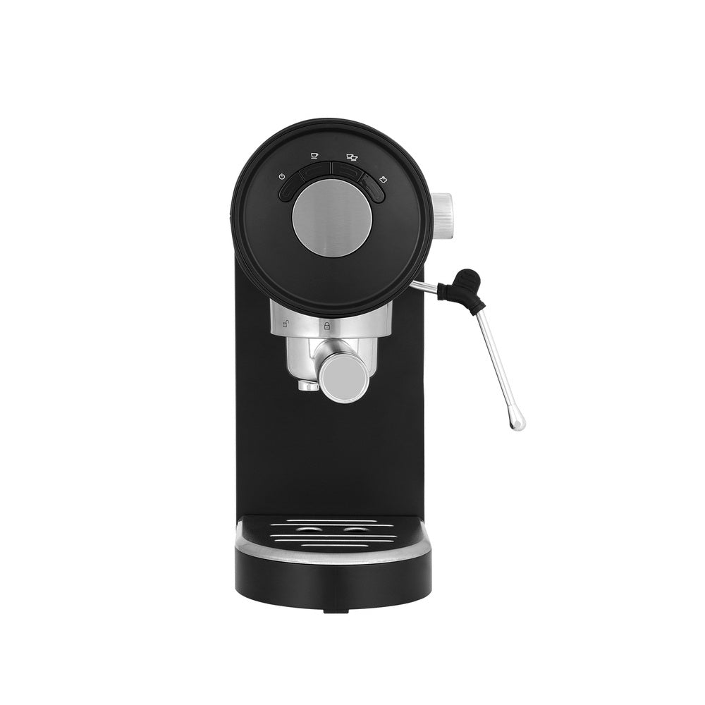 Devanti 20 Bar Coffee Machine Espresso Cafe Maker Black-Appliances > Kitchen Appliances-PEROZ Accessories