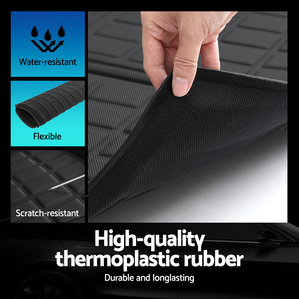 NEW Tesla Model 3 Highland 2024 Boot Liner Rear Frunk Cargo Trunk Mats Weisshorn-Auto Accessories > Auto Accessories Others > Automotive Decor-PEROZ Accessories
