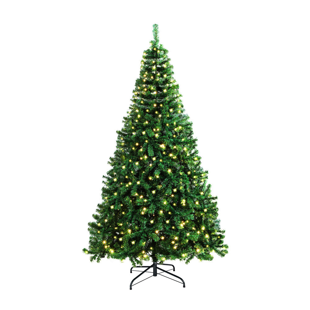Mazam LED Christmas Tree 2.1M 7FT Xmas Trees Decorations Green 1050 Tips-Christmas Trees-PEROZ Accessories