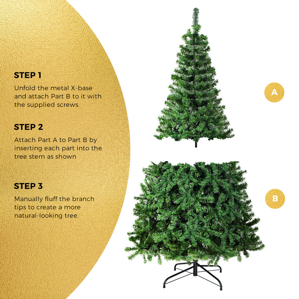 Tinseltown Christmas Tree 1.5M 5FT Green 418 Tips-Christmas Tree-PEROZ Accessories
