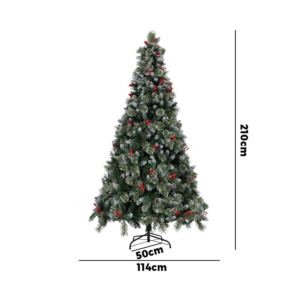 Mazam Christmas Tree 2.1m 7FT LED 1400tips-Christmas Tree-PEROZ Accessories