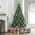 Mazam Christmas Tree 1.8M 6FT Xmas Trees Snowy Decorations Green 830 Tips-Christmas Treess-PEROZ Accessories