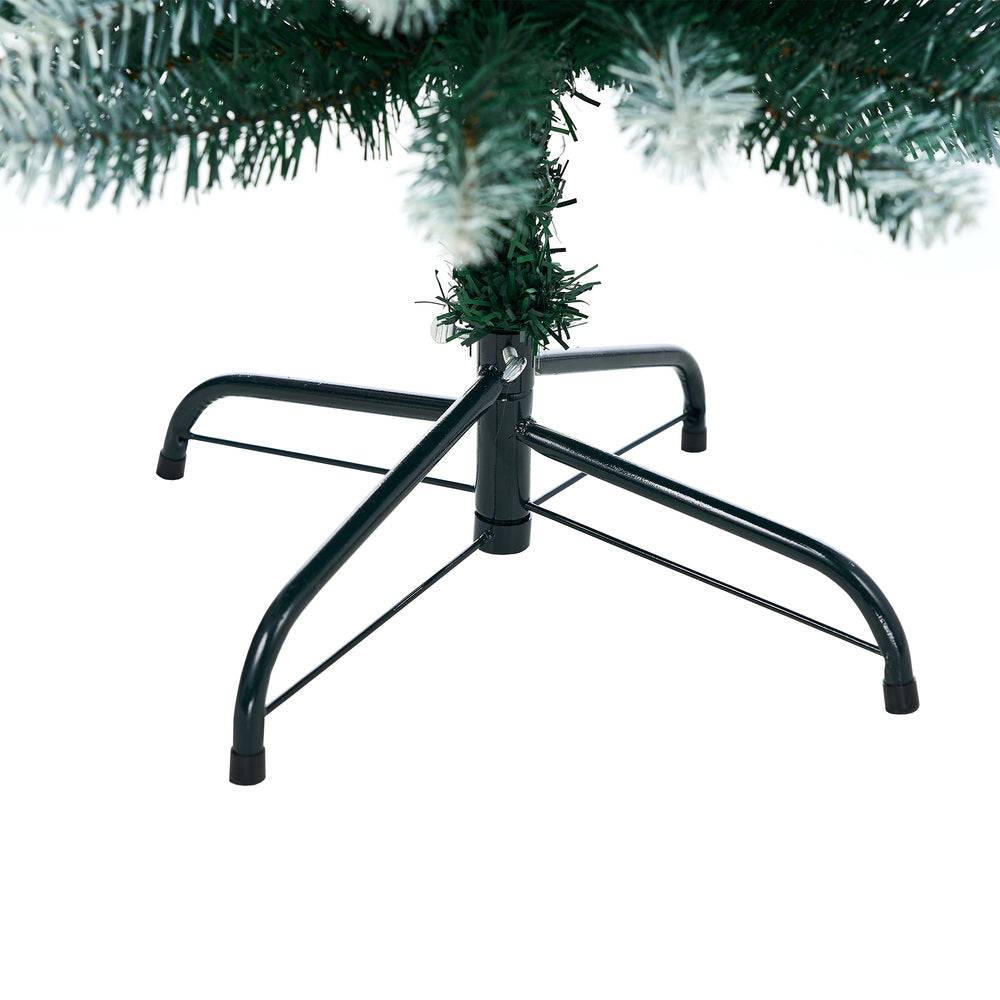 Tinseltown Slim Christmas Tree 1.8M 6FT Green and White-Christmas Tree-PEROZ Accessories
