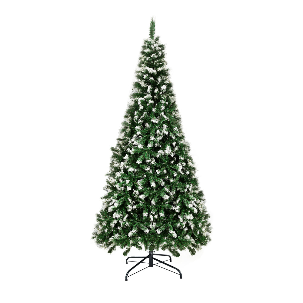 Mazam Christmas Tree 1.8M 6FT Snowy Xmas Decorations Home Decor Green 800 tips-Christmas Trees-PEROZ Accessories